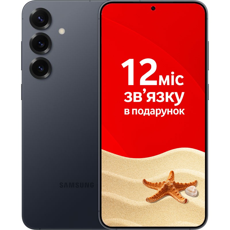 スマートフォン本体 77605 Samsung Galaxy S25 256GB Купити Смартфон Samsung Galaxy S25 12/256GB Blueblack | Vodafone