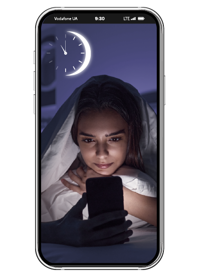 Use extra GB every day from <strong>23:00 to 08:00</strong>