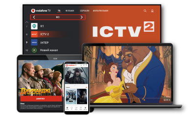 Переваги Vodafone TV