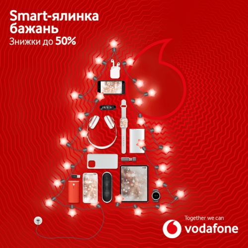 Що купували на подарунки до Нового року – сатистика Vodafone Retail