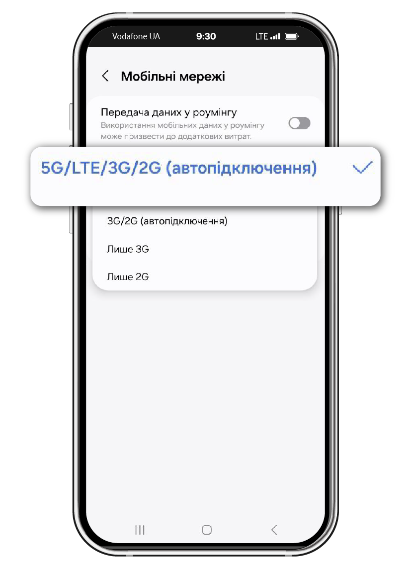 Select 5G/LTE
