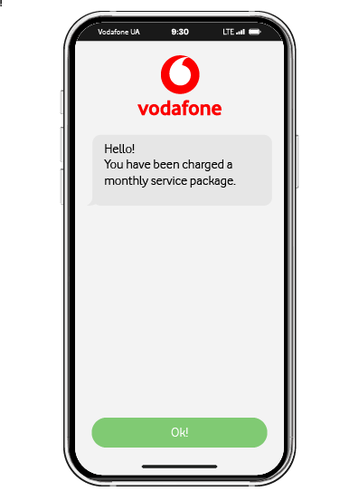 You shall have a service package activated in your tariff plan (prepaid) or a paid bill (contract)